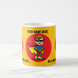 CANECA DE CAFÉ BE A SUPERHERO OF CALM IN A WORLD FULL OF STRESS.