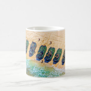 Caneca De Café BEACH ARMOR - Veículo Anfíbio Contra Agressões