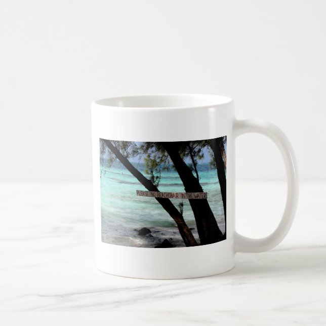 Caneca De Café Beach Chairs Rum Point Grand Cayman (Direita)