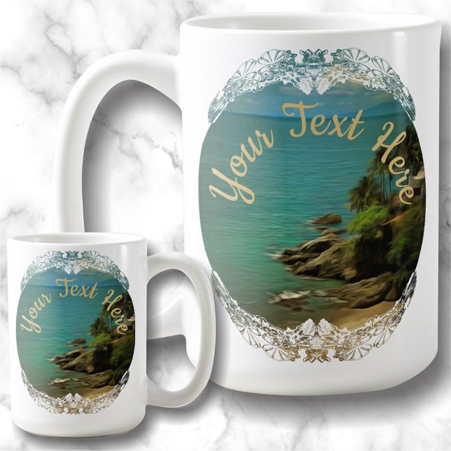 Caneca De Café Beach Dream 0026 (Criador carregado)