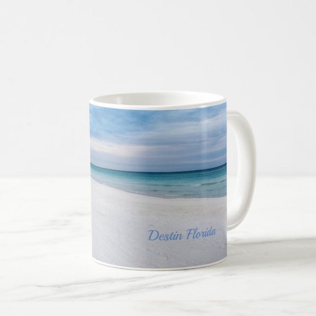 Caneca De Café Beach Fence Morning Destin Florida Classic Mug (Frente Esquerda)