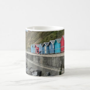 Caneca De Café Beach Huts em Sheringham Norfolk