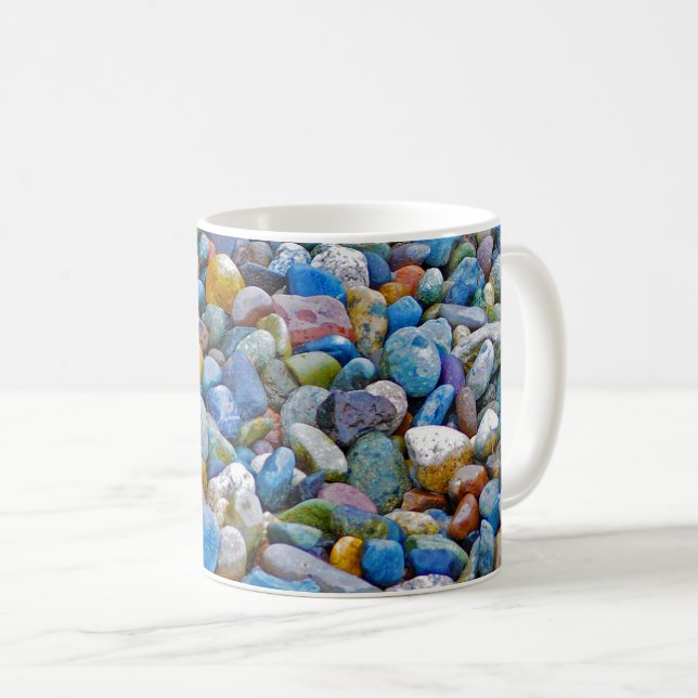 Caneca De Café Beach Pebbles Mug (Frente Esquerda)