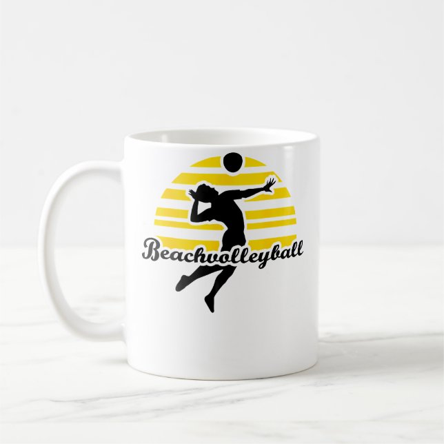 Caneca De Café Beach Volleyball (Esquerda)