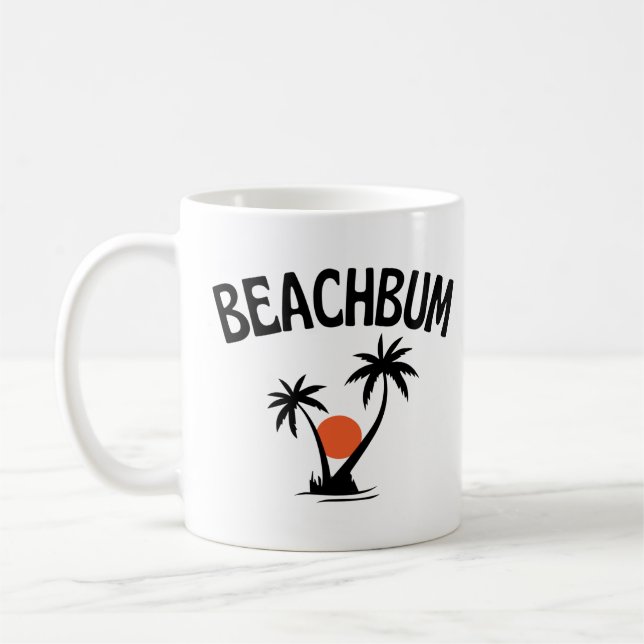 Caneca De Café Beachbum Beach Summer (Esquerda)