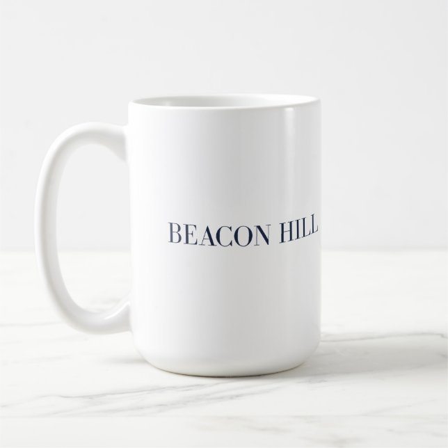 Caneca De Café Beacon Hill Boston Mug (Esquerda)