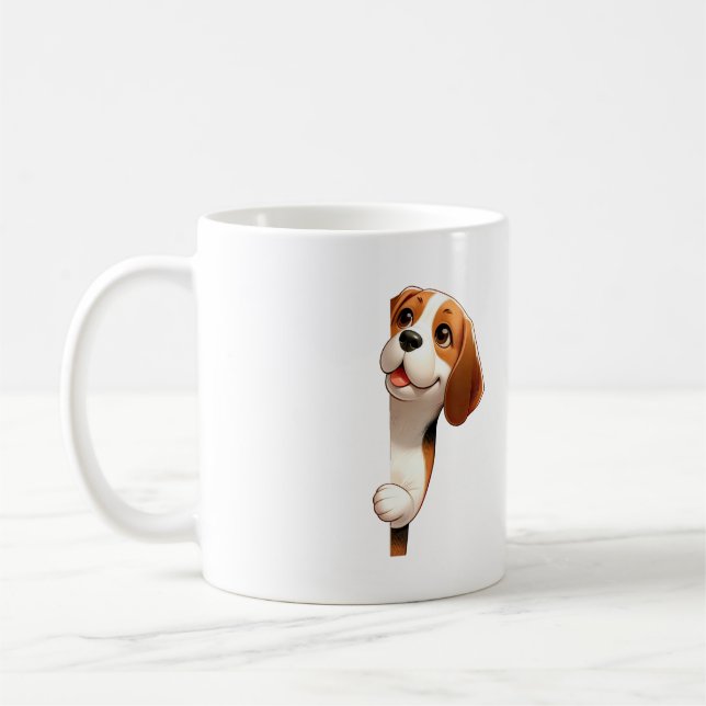 Caneca De Café Beagle (Esquerda)