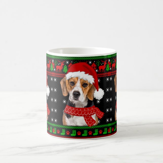Caneca De Café Beagle Dog Febre Doce Natal Puppy Dog Lover (Centro)