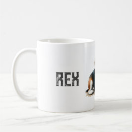 Caneca De Café Beagle - O REI DESTA FAMÍLIA