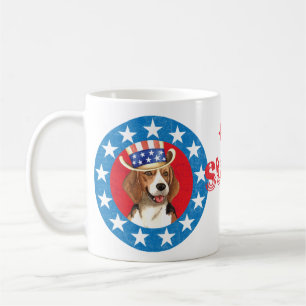 Caneca De Café Beagle Patriótico
