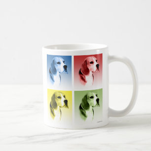 Caneca De Café Beagle Pop Art