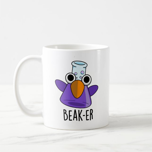 Caneca De Café Beak-er Funny Chemistry Pun (Esquerda)