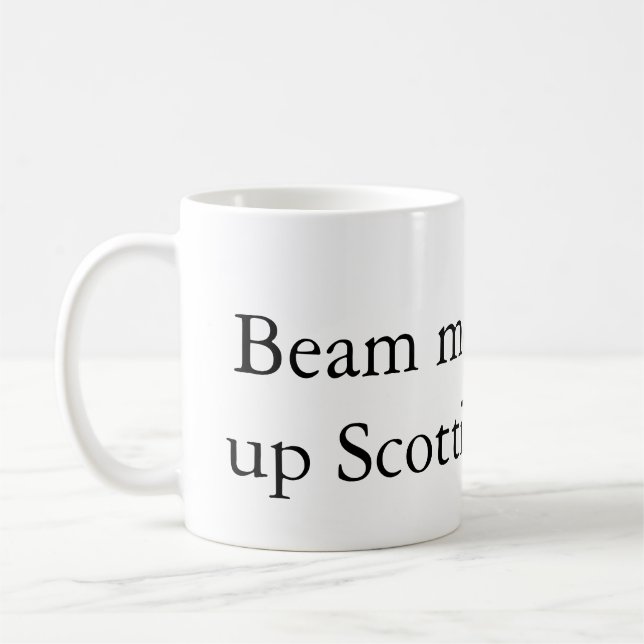 Caneca de café 'Beam me up Scottie' (Esquerda)