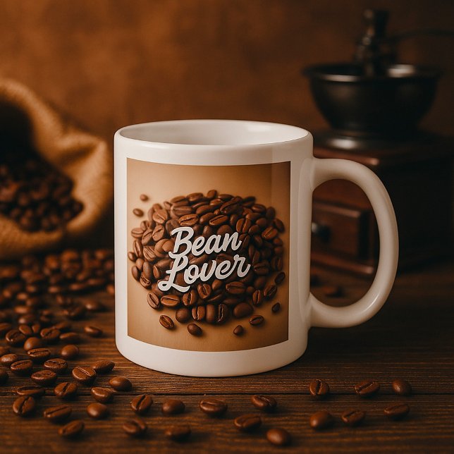 Caneca De Café Bean Lover Café Beans (Criador carregado)
