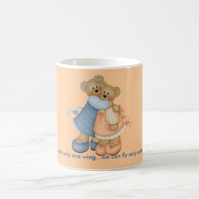 Caneca De Café Bear Amigos 3 Mug - Somos todos anjos (Centro)