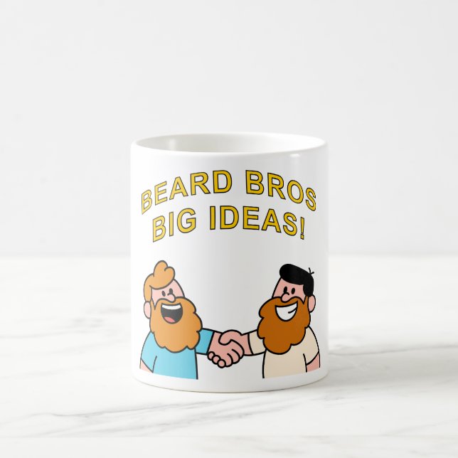 Caneca De Café Beard Bros, grandes ideias (Centro)