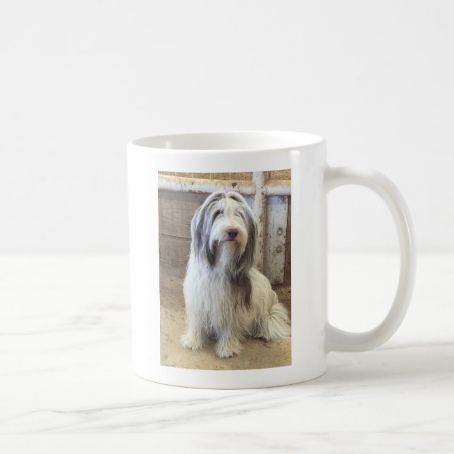Caneca De Café Bearded Collie (Direita)