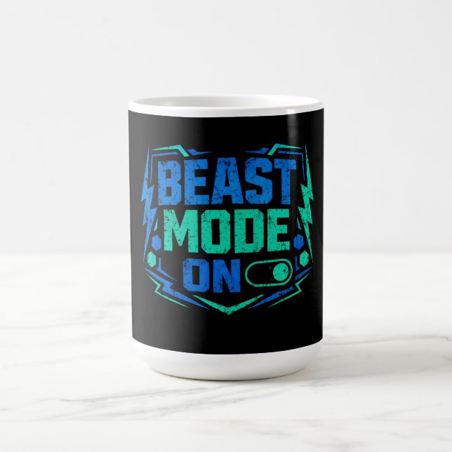 Caneca De Café Beast Mode ON – Gym Activation Power (Centro)
