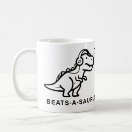 Caneca De Café Beats-a-Saurus