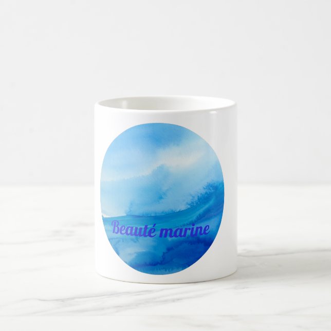 Caneca De Café Beauté marine vague (Centro)