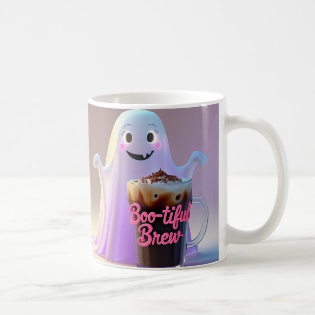 Caneca De Café Beautiful Brew Ghost Coffee Mug (Direita)