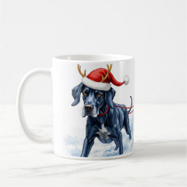 Caneca De Café Beautiful Great Dane Christmas Coffee Mug