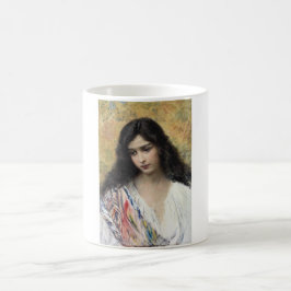 Caneca De Café Beauty Russa (por Konstantin Makovsky)