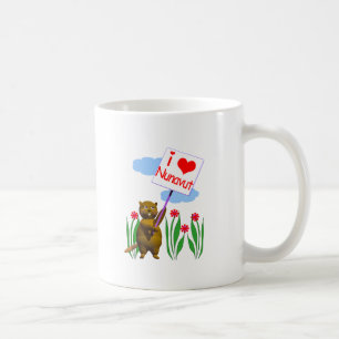 Caneca De Café Beaver Canadense ama Nunavut