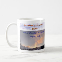 Caneca De Café Beaver Mountain Ski Resort Mug