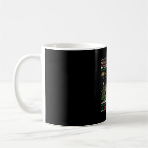 Caneca De Café Beaver Ugly Xmas Gift Papais noeis Engraçados Anda