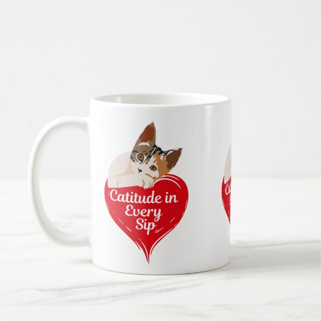 Caneca De Café Beba com Catitude (Esquerda)