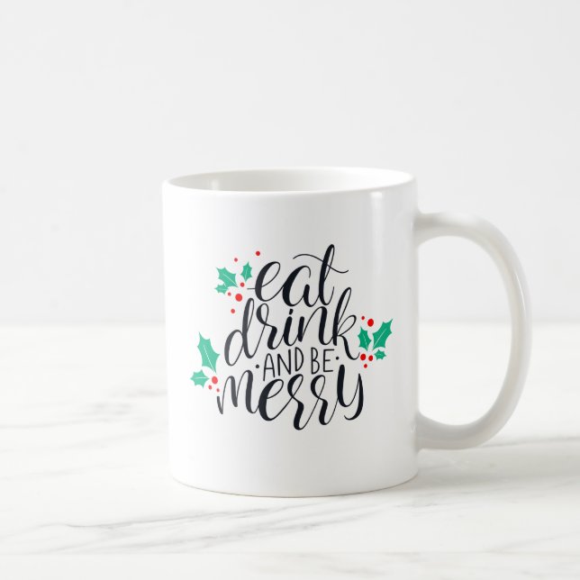 Caneca De Café Beba e seja Feliz (Direita)