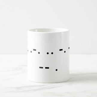 Caneca De Café Beba-me (Morse)