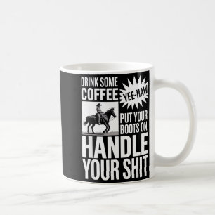 Caneca De Café Beba Um Pouco de Café Mínimo Coloque Seu