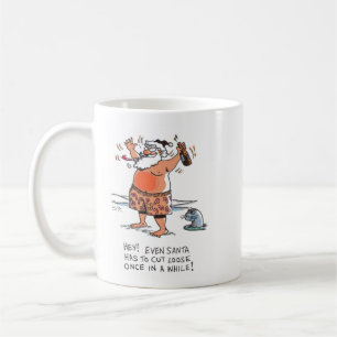 Caneca De Café Bebado Papai noel
