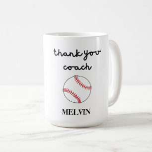 Caneca De Café Beball Mug para treinador de esportes, obrigado pr