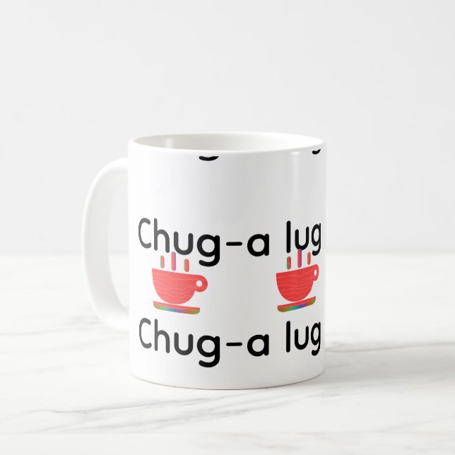 Caneca De Café Bebe aí (Frente Esquerda)