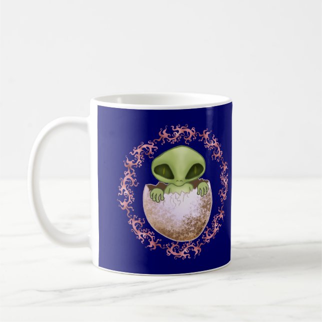 Caneca De Café Bebê Alien (Esquerda)