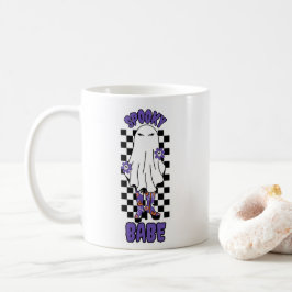Caneca De Café "Bebê assustador" Mulher do Halloween Fantasma Rox