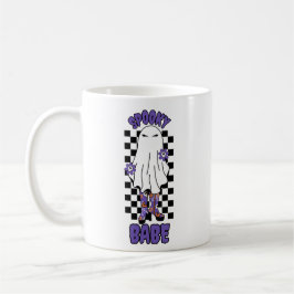 Caneca De Café "Bebê assustador" Mulher do Halloween Fantasma Rox