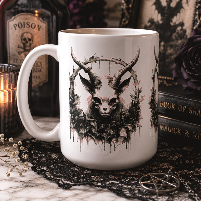 Caneca De Café Bebê Baphomet Fofo Oculto Gótico (Criador carregado)