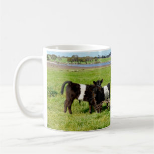 Caneca De Café Bebê Belado Vacas Galloway No País,