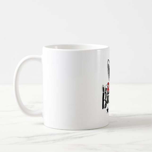 Caneca De Café Bebê coelhinho combinando com presente de páscoa (Esquerda)