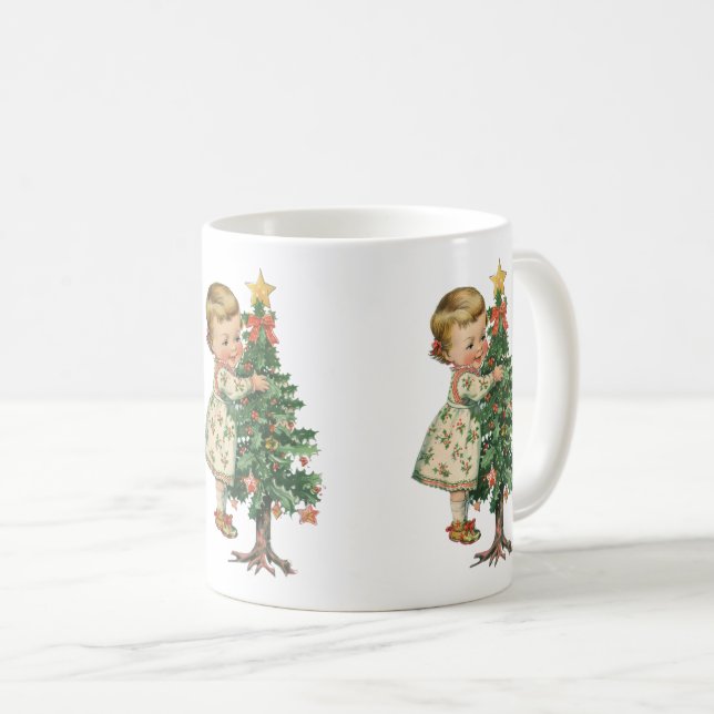 Caneca De Café Bebê de Natal (Frente Esquerda)