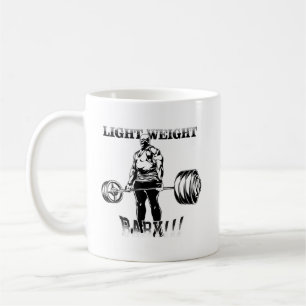 Caneca De Café Bebê De Peso Leve - Motivação De Workout De Gym