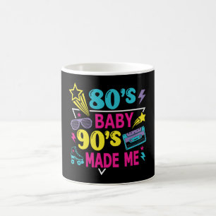 Caneca De Café Bebê dos Anos 80 Anos 90 Me Fizeram Retrô