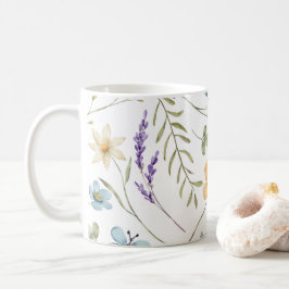 Caneca De Café Bebê em Flor Jardim Flor Silvestre
