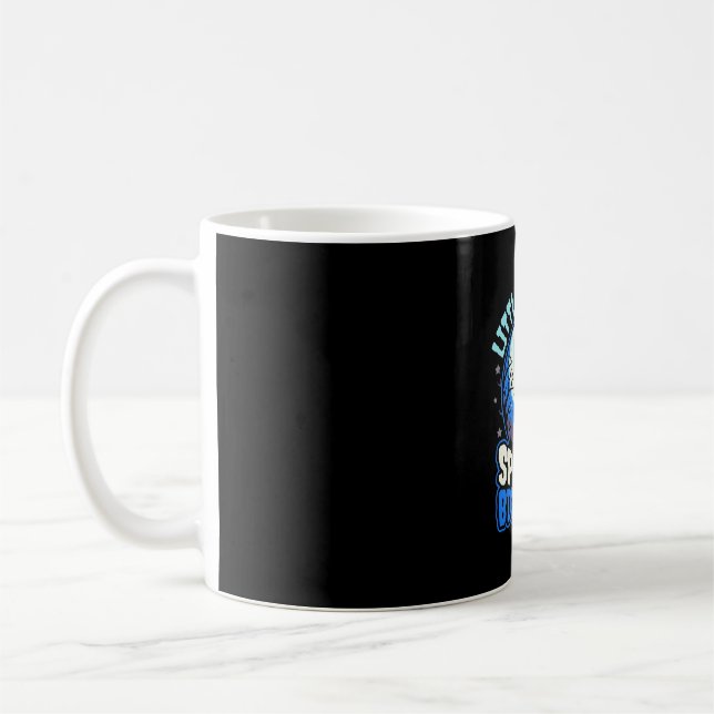Caneca De Café Bebê Fantasma ao Luar de Halloween (Esquerda)