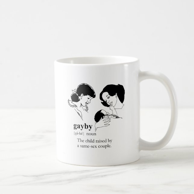Caneca De Café BEBÊ GAY (Lésbica) (Direita)