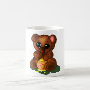 Caneca De Café Bebê Mel Bear Mug - Doce - Pintura
